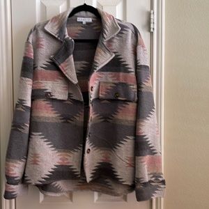 Beautiful Aztec shacket